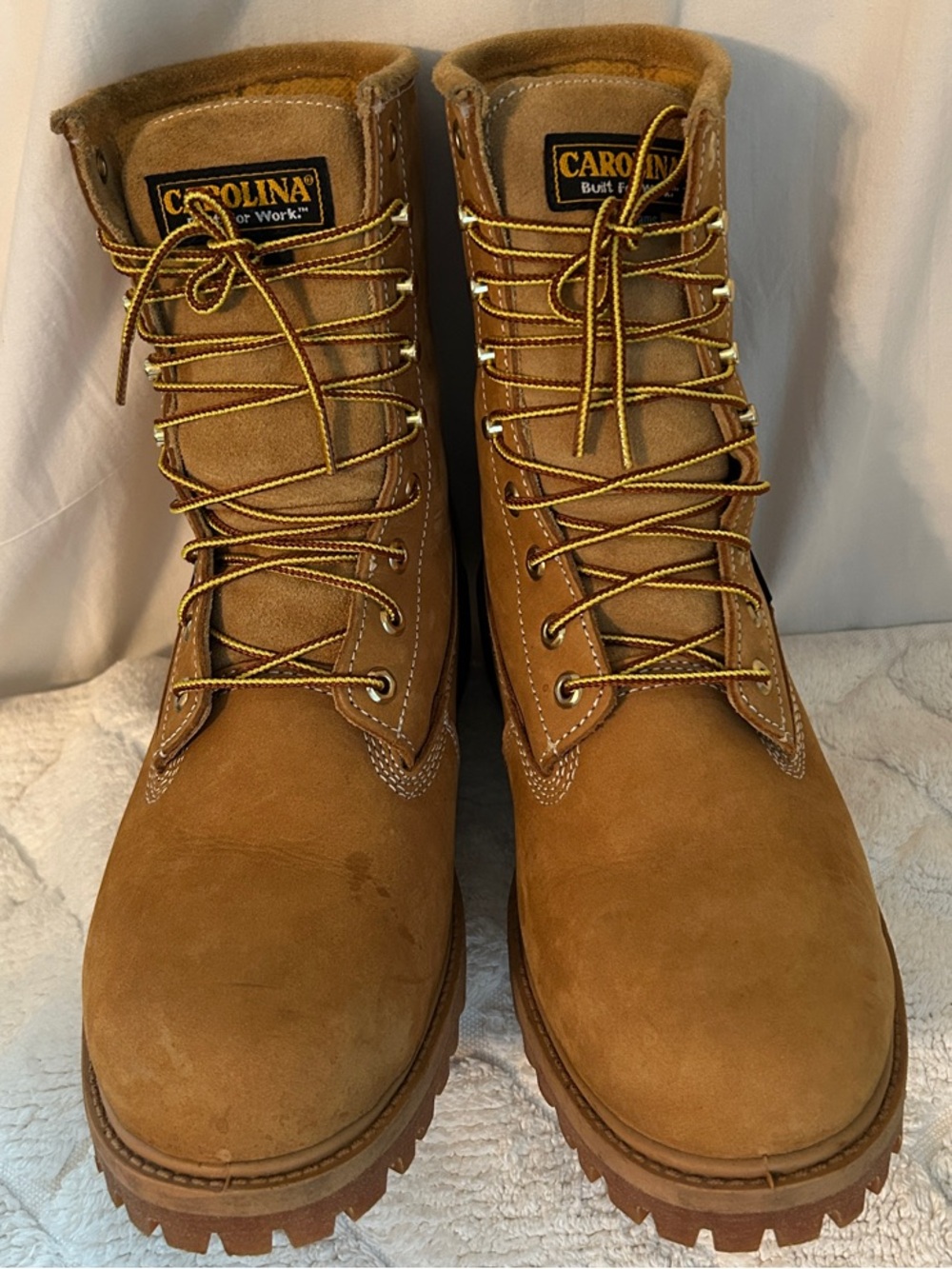 Carolina Men's Brown Work Boots - Rugged Lace-Up